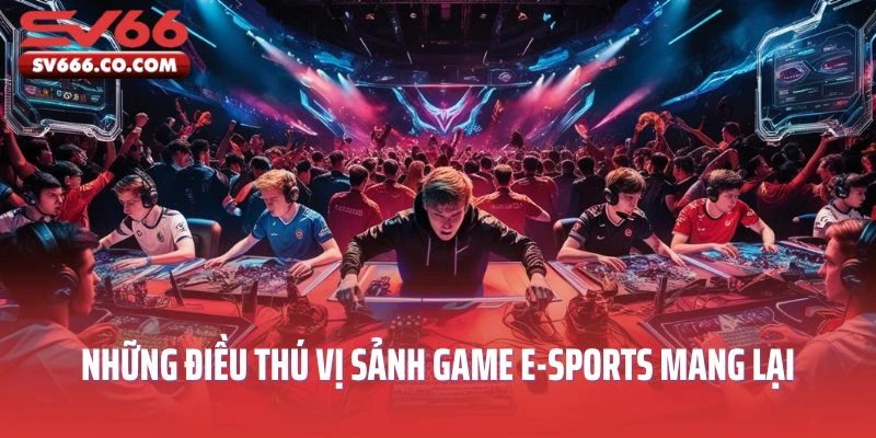 Những điều thú vị sảnh game E-Sports mang lại cho cược thủ